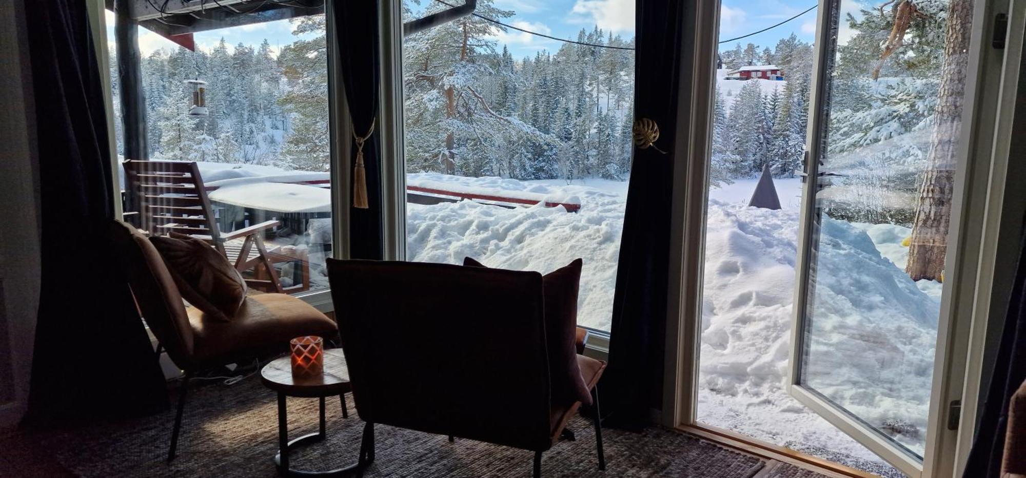 Ro I Sjelen. Hytte Til Leie Pa Skrim. Kongsberg Buitenkant foto